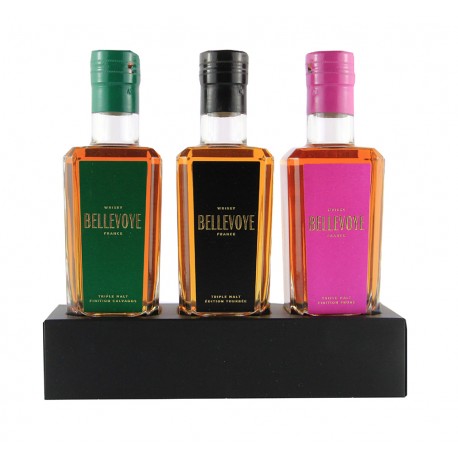 Whisky Bellevoye - Coffret découverte Bleu, Blanc, Rouge (3 x 20 cl)