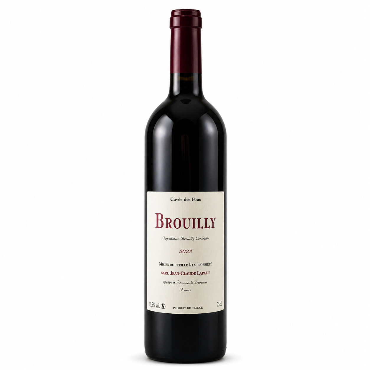 Jean-Claude Lapalu – Brouilly Cuvée Des Fous 2023